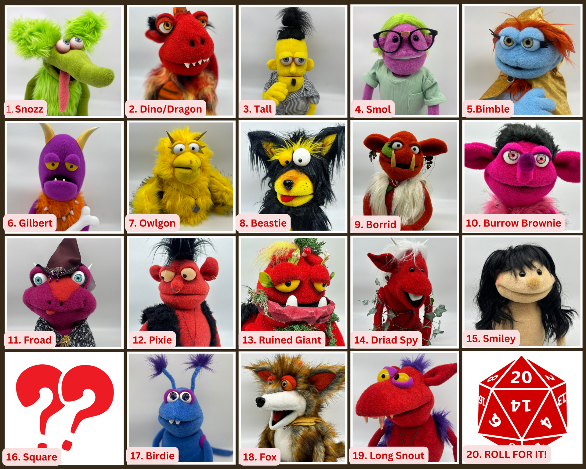 Progressive Puppet Custom Build Your Own Puppets!