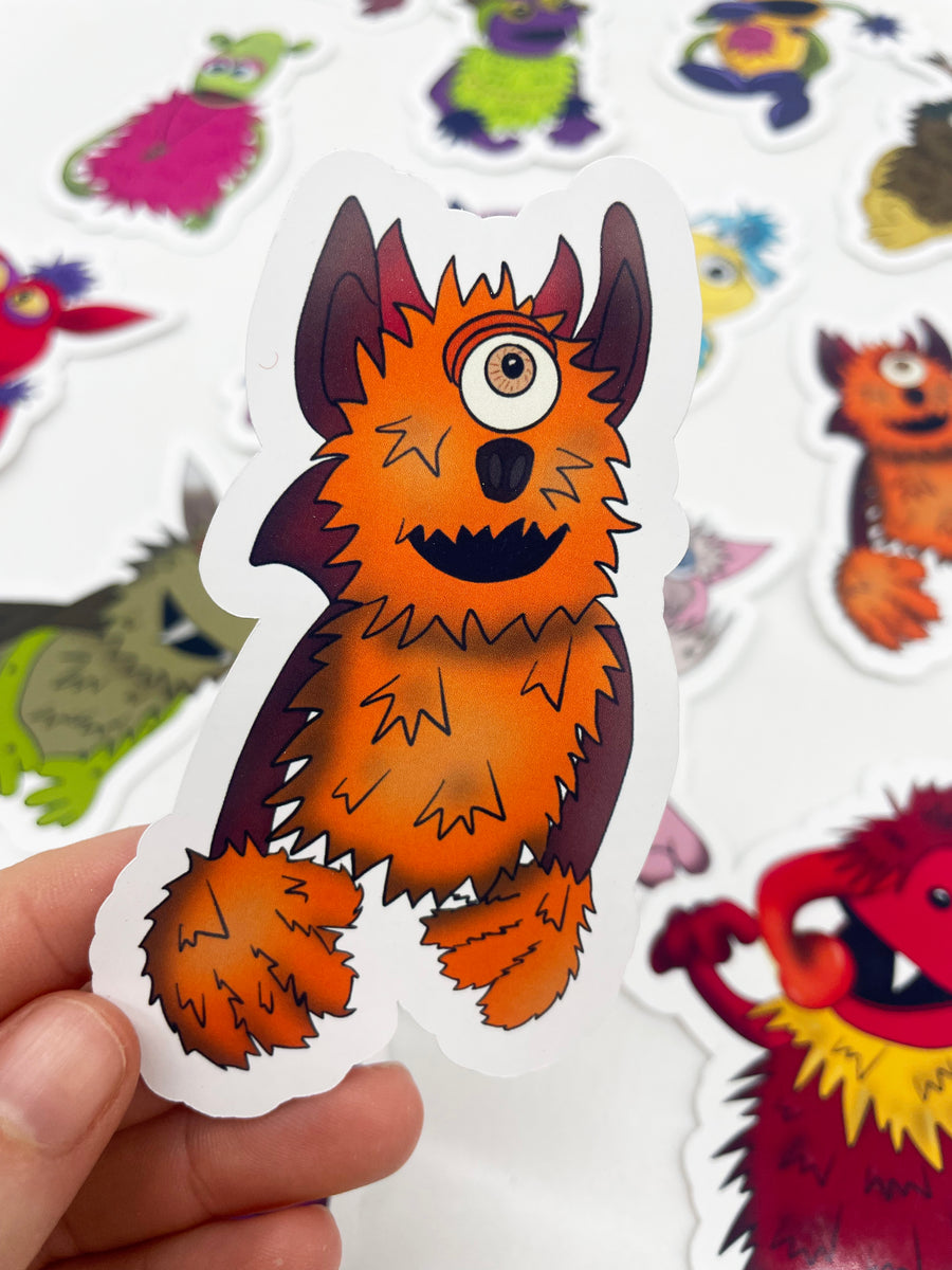 Sticker Puppet RFP#31 GLOSSY PUPPET STICKER - JAFFA
