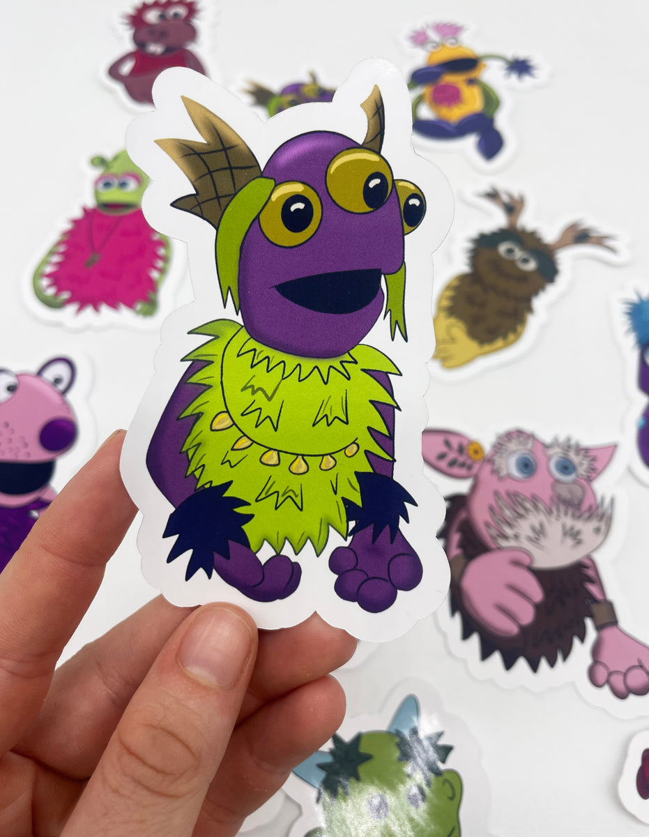 Sticker Puppet RFP#25 GLOSSY PUPPET STICKER - MARLIN