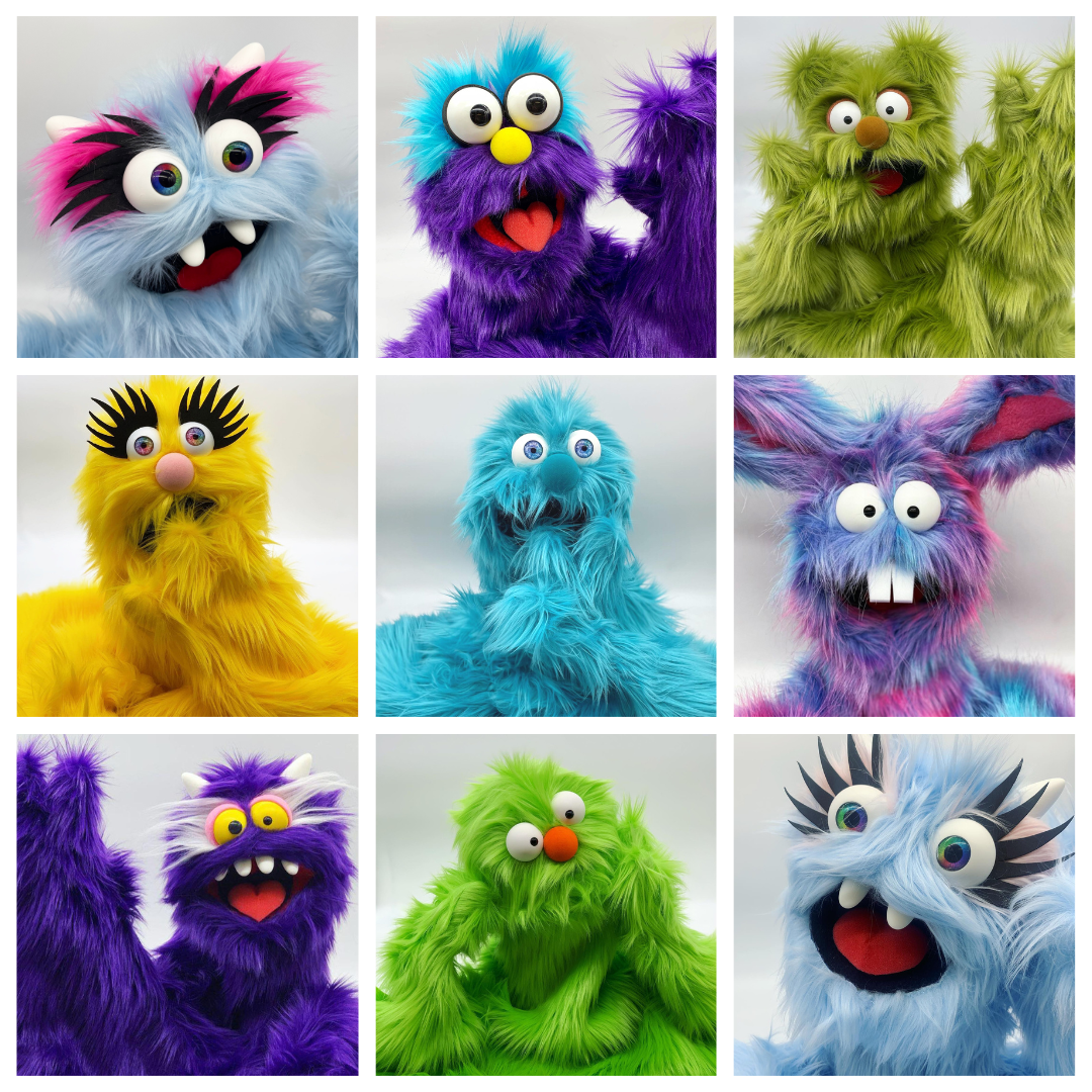 Customized Hand Puppet Custom Build Your Own Live-Hand Puppet!