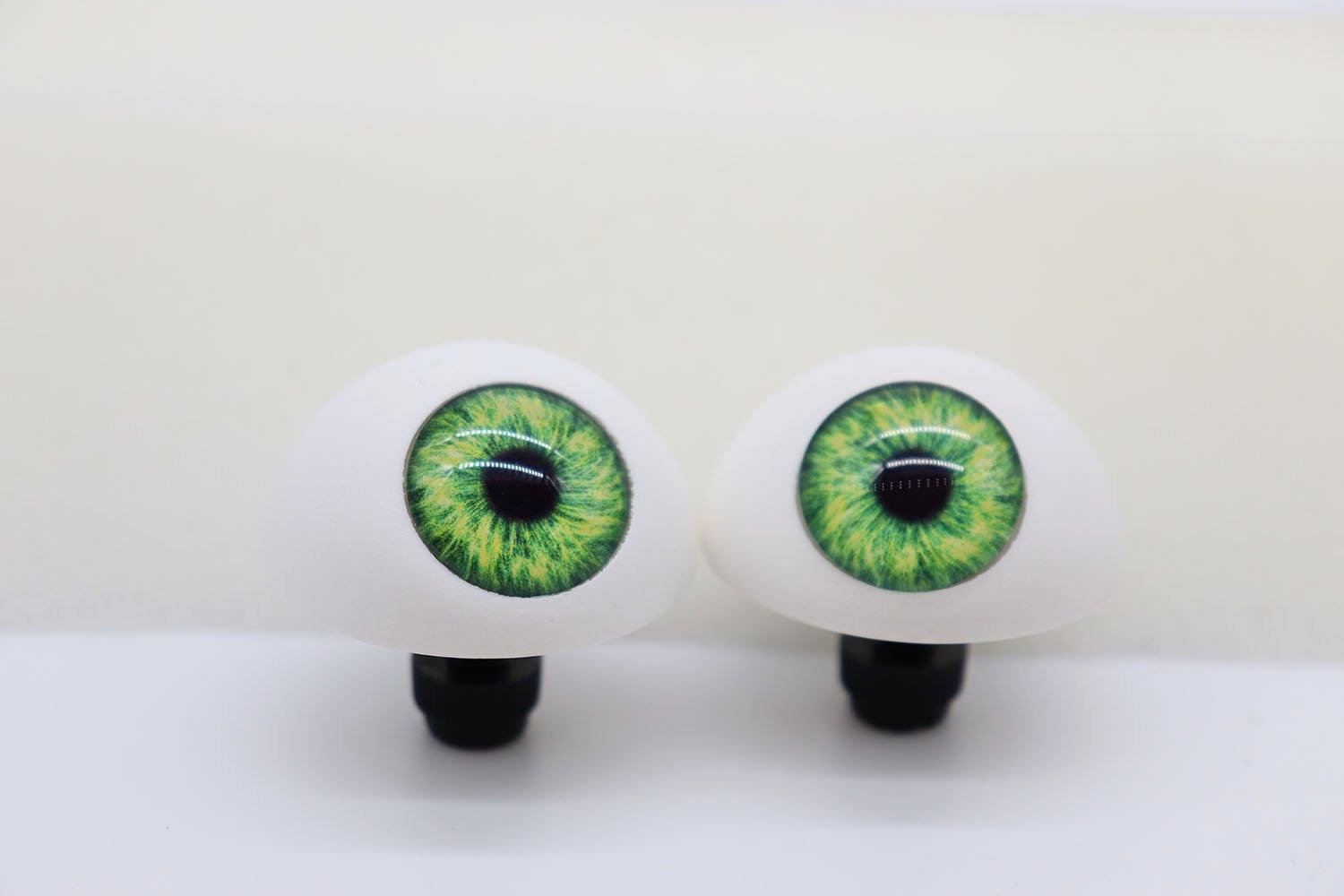 50mm Flat Puppet Eyes with Cabachon Iris - AMBER