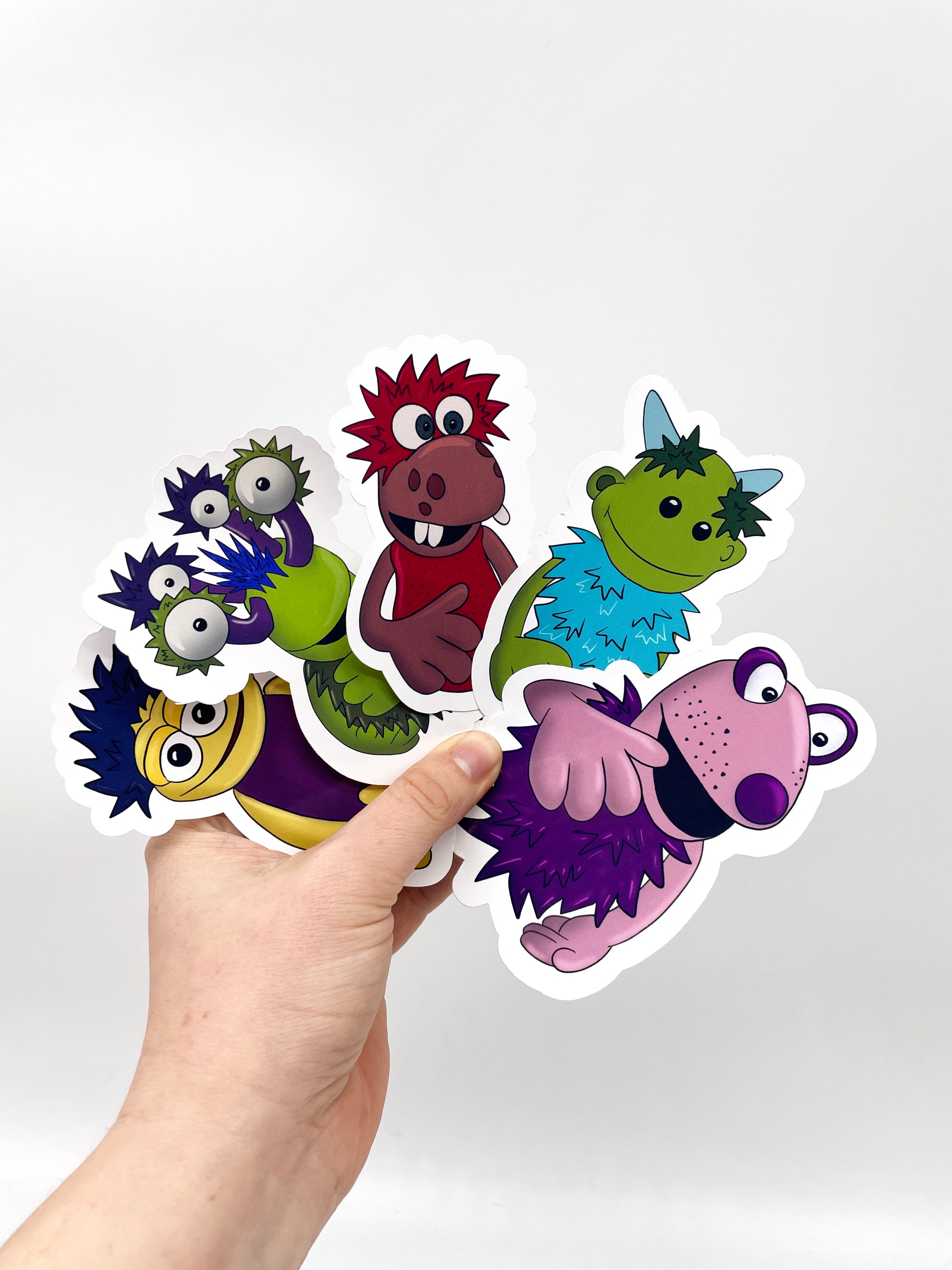 Sticker Puppet RFP GLOSSY PUPPET STICKERS PACK - 17-21
