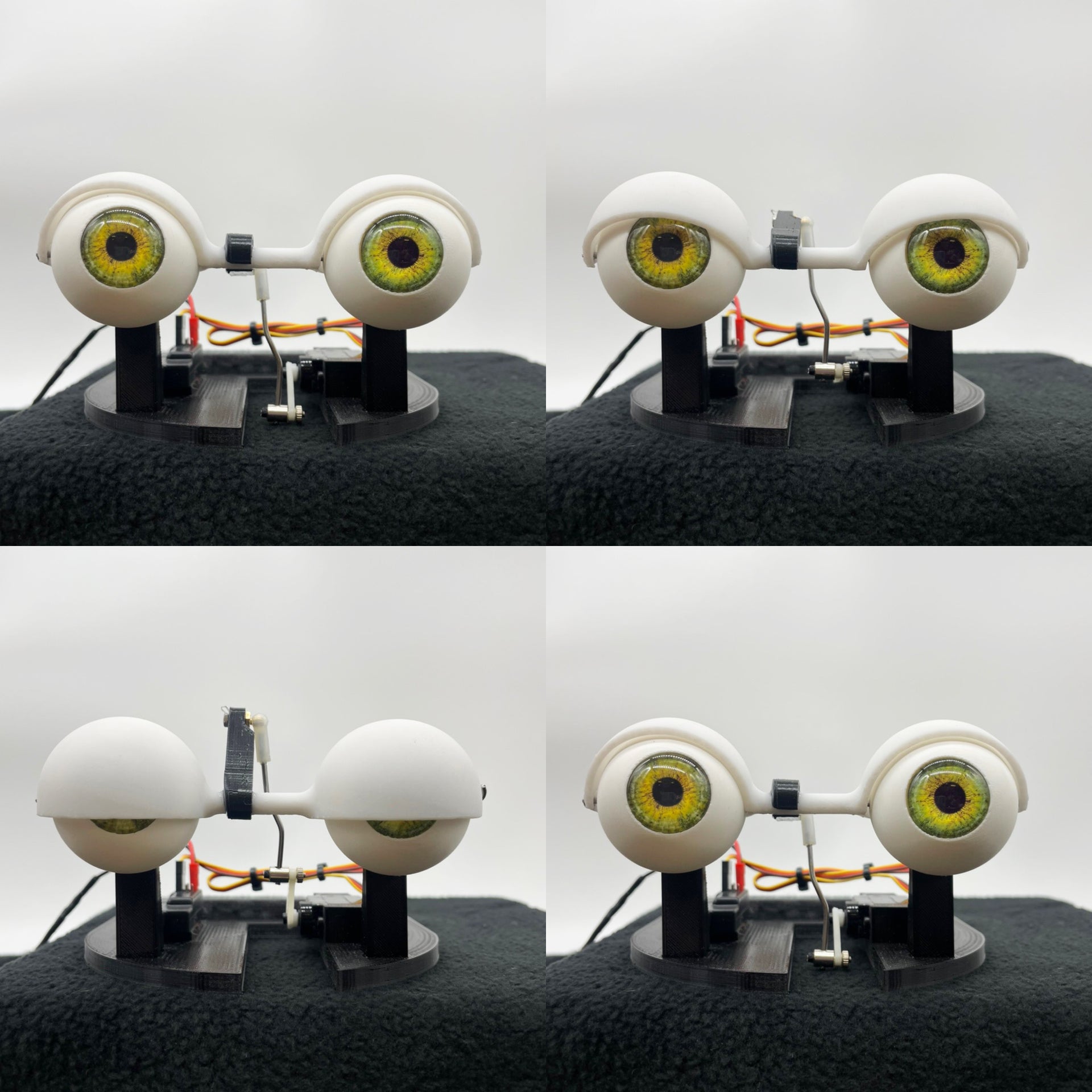Animatronic Blinking Eyes for Puppets or Robotics